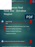 02.c Penulisan Soal Isian Singkat