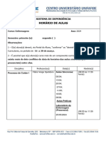 Enfermagem - Calendário de Dependências - 2024