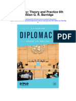 Download Diplomacy Theory And Practice 6Th Edition G R Berridge full chapter