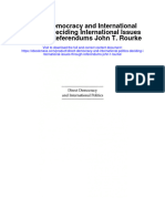 Direct Democracy and International Politics Deciding International Issues Through Referendums John T Rourke Full Chapter