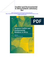 Download Resource Conflict And Environmental Relations In Africa Kelechi Johnmary Ani all chapter