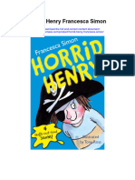 Horrid Henry Francesca Simon Full Chapter