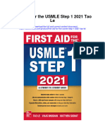First Aid For The Usmle Step 1 2021 Tao Le Full Chapter