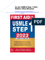 First Aid For The Usmle Step 1 2023 33Rd Edition Vikas Bhushan Full Chapter