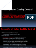 Steam-Water Quality Control