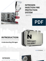 Nitrogen injection fire protection system