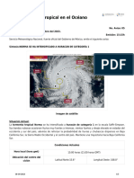 Aviso de Ciclón Tropical en El Océano Pacífico - 5653