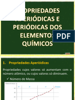 PROPRIEDADES PERIÓDICAS