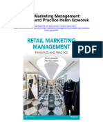 Retail Marketing Management Principles and Practice Helen Goworek All Chapter