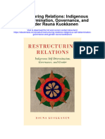 Download Restructuring Relations Indigenous Self Determination Governance And Gender Rauna Kuokkanen all chapter