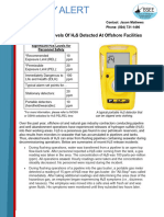 Safety Alert 366 Dangerous Levels of h2s Detected at Offshore Facilities