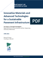 Innovative Materials and Advanced Technologies For A Sustainable Pavement Infrastructure