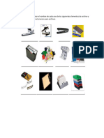 Actividad Elementos de Oficina
