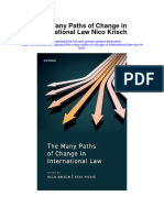 The Many Paths of Change in International Law Nico Krisch Full Chapter