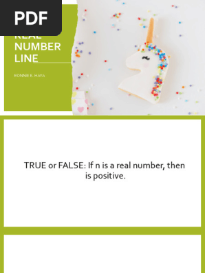 Real Number Line