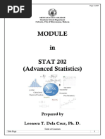 Module in Advanced Statistics Revised