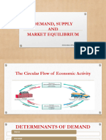 WEEK 2- Demand and Supply and Market Equilibrium