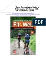 Fit Well Core Concepts and Labs in Physical Fitness and Wellness 15Th Edition Thomas D Fahey Full Chapter