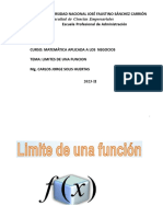 Limites de Una Funcion