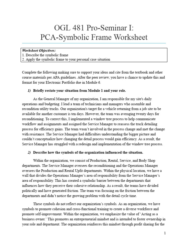 5 Symbolic Frame Worksheet | PDF | Entrepreneurship | Mindset
