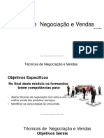 UFCD 7843 - Tecnicas de Negociacao e Vendas