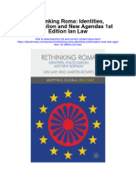 Download Rethinking Roma Identities Politicisation And New Agendas 1St Edition Ian Law all chapter
