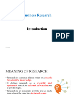 Business Research Introduction