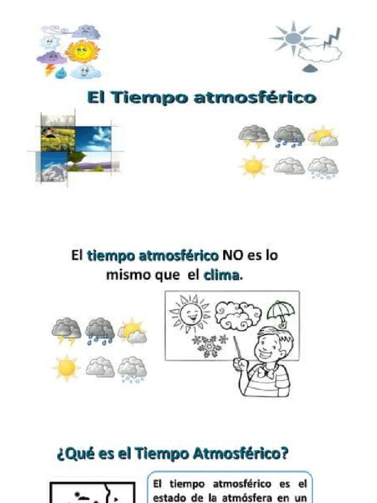 El Tiempo Atmosferico | PDF