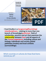 Food Studies and Politics 2