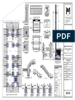 Vivienda Unifamiliar A+A: Cuadro de Zapatas