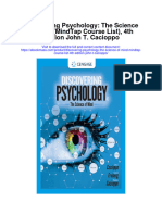 Download Discovering Psychology The Science Of Mind Mindtap Course List 4Th Edition John T Cacioppo full chapter