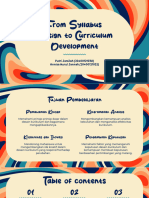 From Syllabus Design To Curriculum Development (Group 3)