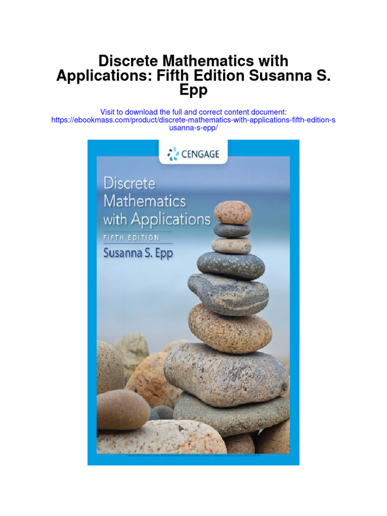 Download discrete mathematics with applications fifth edition susanna s