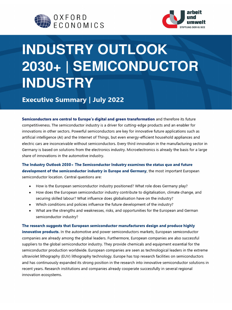 European Semiconductor Future | PDF | European Union | Integrated Circuit