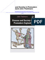 Disease and Society in Premodern England John Theilmann Full Chapter