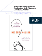 Download Disentangling The Geographies Of Digital Disconnection Andre Jansson And Paul C Adams full chapter