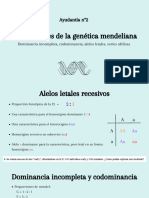 Ayudant A N 2 Ampliaciones de La Gen Tica Mendeliana