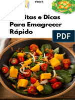 Capa de Ebook Especial Saladas Moderno Simples Verde Suave e Vermelho