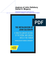 Download The Metalogicon Of John Salisbury Daniel D Mcgarry full chapter