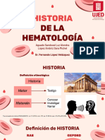 Historia de La Hematología