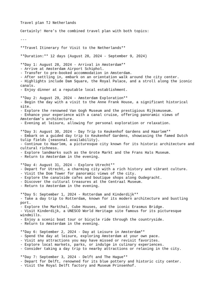 travel-plan-download-free-pdf-amsterdam-the-hague