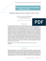 Envejecimiento Poblacional y Efecto en La Diabetes