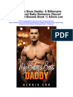 Download My Babys Boss Daddy A Billionaire Boss Secret Baby Romance Secret Babies And Bosses Book 1 Alexis Lee full chapter
