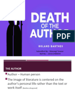 Death of The Author