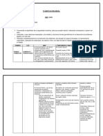 Planificacion Anual Belisario 2º Grado