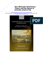Download Wordsworths Monastic Inheritance Poetry Place And The Sense Of Community Jessica Fay all chapter