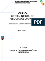 7ma. SESION - Valorización de Residuos Sólidos Inorgánicos