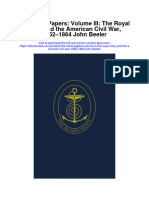 Download The Milne Papers Volume Iii The Royal Navy And The American Civil War 1862 1864 John Beeler full chapter