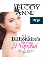 Série Billionaire Bachelors #4 - A Proposta de Casamento Do Bilionário - Melody Anne