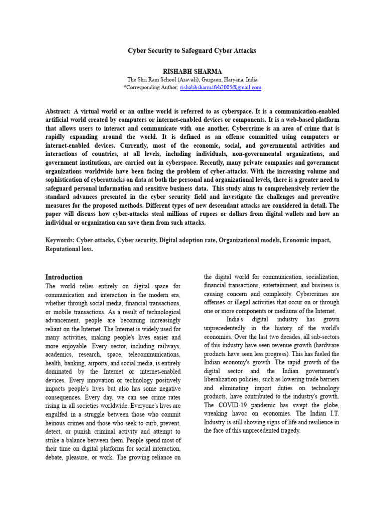 Cyber Security Strategies Against Attacks | PDF | Security | Computer ...